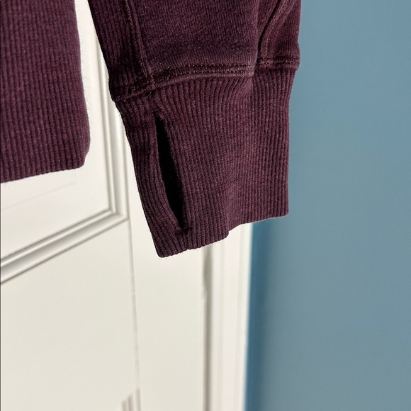 Lululemon Hoodie size 6 Burgundy Crossover Neck - Picture 3 of 8